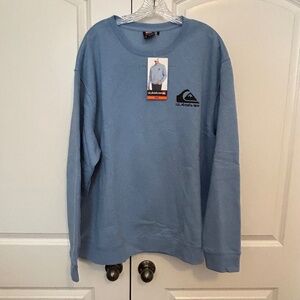 QUIKSILVER CREW NECK SWEATSHIRT #1825622 - Size XXL - Blue Crewneck - Surf Wear